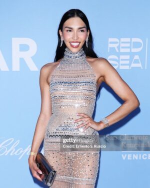Zarina Yeva Instagram - AmFar @amfar Venezia during Venice Film Festival 🎬