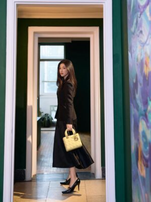 Zhu Zhu Instagram - Adding the new lady Dior by @jonathan.anderson into my collection 💛🥳