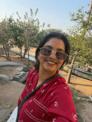 bhumika Basavaraj Instagram - Blessed 🙏✨
#bhumikabasavaraj #hampỉ