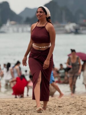 bhumika Basavaraj Instagram - How am I look’n ? 🙈😍

#bhumikabasavaraj #vietnamdairies🇻🇳 #explore
