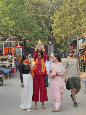 bhumika Basavaraj Instagram - Blessed 🙏✨
#bhumikabasavaraj #hampỉ