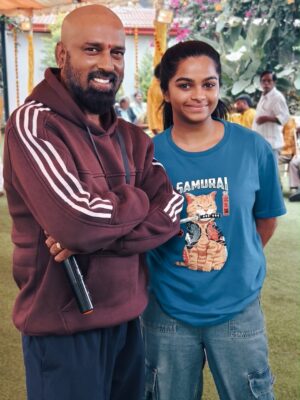 brunda Prabhakar Instagram - One of the Man behind #BangleBangari 💃

Thank you so much master for this opportunity and pushing me since Day 1 as an assistant❤️
#grateful