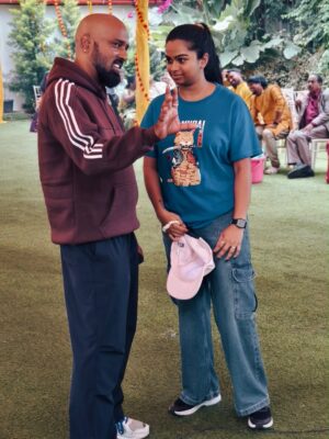 brunda Prabhakar Instagram - One of the Man behind #BangleBangari 💃

Thank you so much master for this opportunity and pushing me since Day 1 as an assistant❤️
#grateful