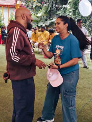 brunda Prabhakar Instagram - One of the Man behind #BangleBangari 💃

Thank you so much master for this opportunity and pushing me since Day 1 as an assistant❤️
#grateful