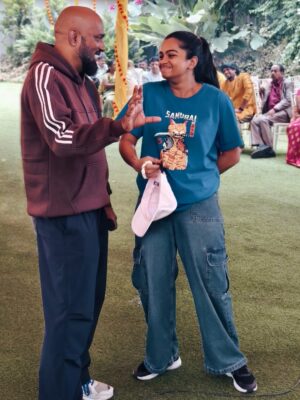 brunda Prabhakar Instagram - One of the Man behind #BangleBangari 💃

Thank you so much master for this opportunity and pushing me since Day 1 as an assistant❤️
#grateful
