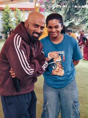 brunda Prabhakar Instagram - One of the Man behind #BangleBangari 💃

Thank you so much master for this opportunity and pushing me since Day 1 as an assistant❤️
#grateful