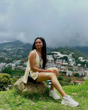 brunda Prabhakar Instagram - Above the clouds, beyond the noise. 🌄 

#KodaikanalVibe #brundaprabhakar #selflove #instapost