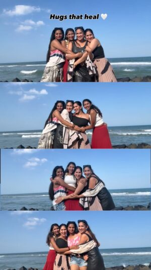 brunda Prabhakar Instagram - Through it all, we stay 🧿💪
.
.
#saabrudhabha #dkdgirlgang #trendingreels #trend #trending #girlfriends #love
