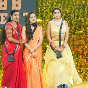 jhanvi R Instagram - ಬಿಗ್ ಬಾಸ್ ಮನೆಯ ಬಂಗಾರದ ಬೋಂಬೆ !! 🥰
#BBK12 #Jhanvi #anchor #colorskannada #jiohotstar #biggboss #season12