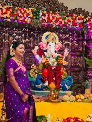 prathima thakur Instagram - ಎಲ್ಲರಿಗೂ ಗೌರಿ ಗಣೇಶ ಹಬ್ಬದ ಹಾರ್ಧಿಕ ಶುಭಾಶಯಗಳು🌸🙏