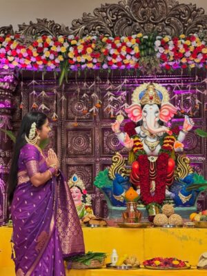 prathima thakur Instagram - ಎಲ್ಲರಿಗೂ ಗೌರಿ ಗಣೇಶ ಹಬ್ಬದ ಹಾರ್ಧಿಕ ಶುಭಾಶಯಗಳು🌸🙏