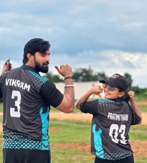 prathima thakur Instagram - We won the match 🥳🫶
Full happy 🥰

@trivikrammanjunath 
@suma_naik0266 
@harini_shreekanth_official 
@gagan.vihaari.offl 
@babygreeshma_ 
@nishithrajshetty