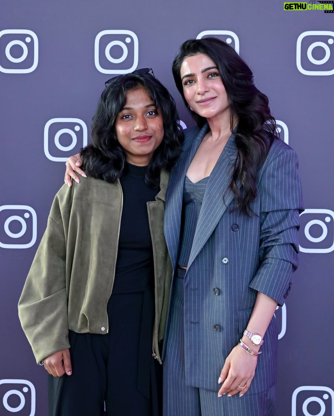 reenu Debnath - 1.5 Million Likes - From watching @samantharuthprabhuoffl on TV to meeting her in person… what a feeling. 🥹❤️

thank you @metaindia 🎀

.

.#shorts #comedy #viral #trending #reels #feed #reelitfeelit #reelkarofeelkaro #reel #samantha #reenudebnath #instalike #instagood #reel