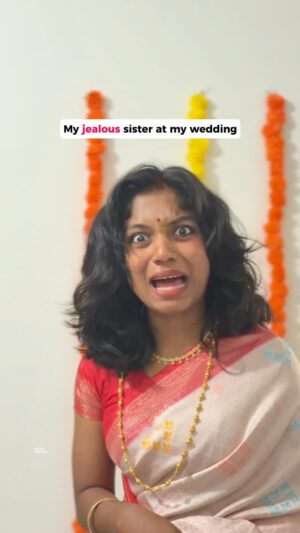 reenu Debnath Instagram - Dare you to tag her 👺🤣

.

.

#siblings #sisters #toxic #wedding #indianweddings