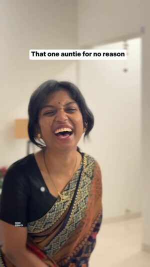 reenu Debnath Instagram - Do you know this auntie ?🙂

.

.

#auntie #teenage #relatable #indianfamily #familydrama