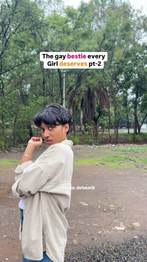 reenu Debnath Instagram - Tag your gay queen 🤣🎀

.

.

#fypシ #explore #instagramreels #relatable #reelsinstagram #funnystory #explorepage #trend #gay #bestfriend #besties #reelkarofeelkaro #reelitfeelit #meme #reenudebnath #viralrëëls #reels