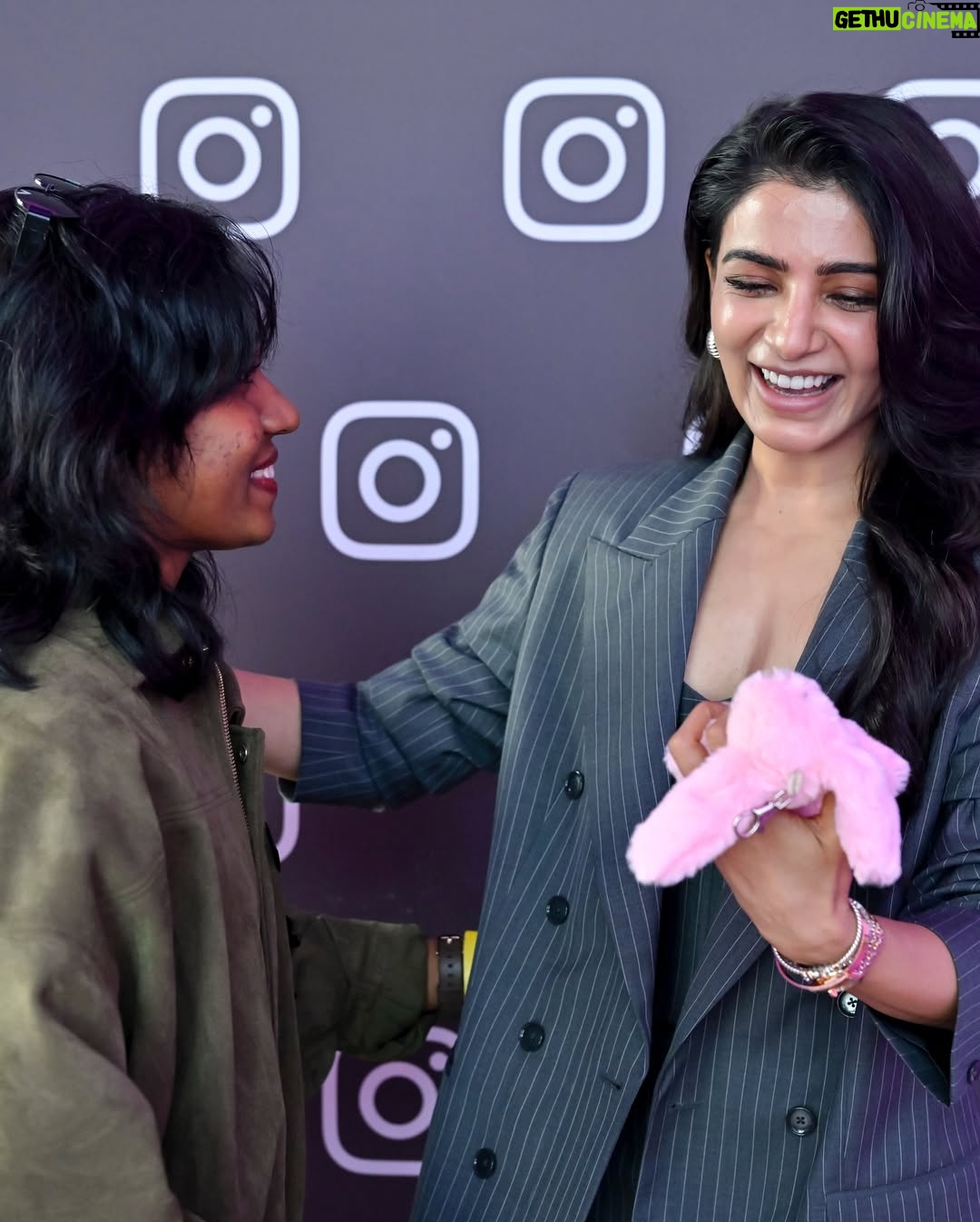reenu Debnath - 1.5 Million Likes - From watching @samantharuthprabhuoffl on TV to meeting her in person… what a feeling. 🥹❤️

thank you @metaindia 🎀

.

.#shorts #comedy #viral #trending #reels #feed #reelitfeelit #reelkarofeelkaro #reel #samantha #reenudebnath #instalike #instagood #reel