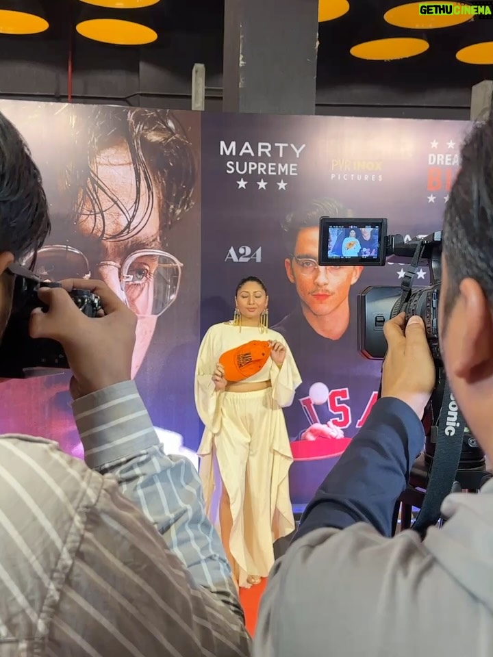 tanaya Gupta - 1.6K Likes - Marty supreme is pure cinema! 
All I would like to say here is… go watch it! 
Thank you @pvrpictures for getting the finest movies to us!