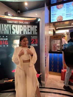 tanaya Gupta Instagram - Marty supreme is pure cinema!
All I would like to say here is… go watch it!
Thank you @pvrpictures for getting the finest movies to us!