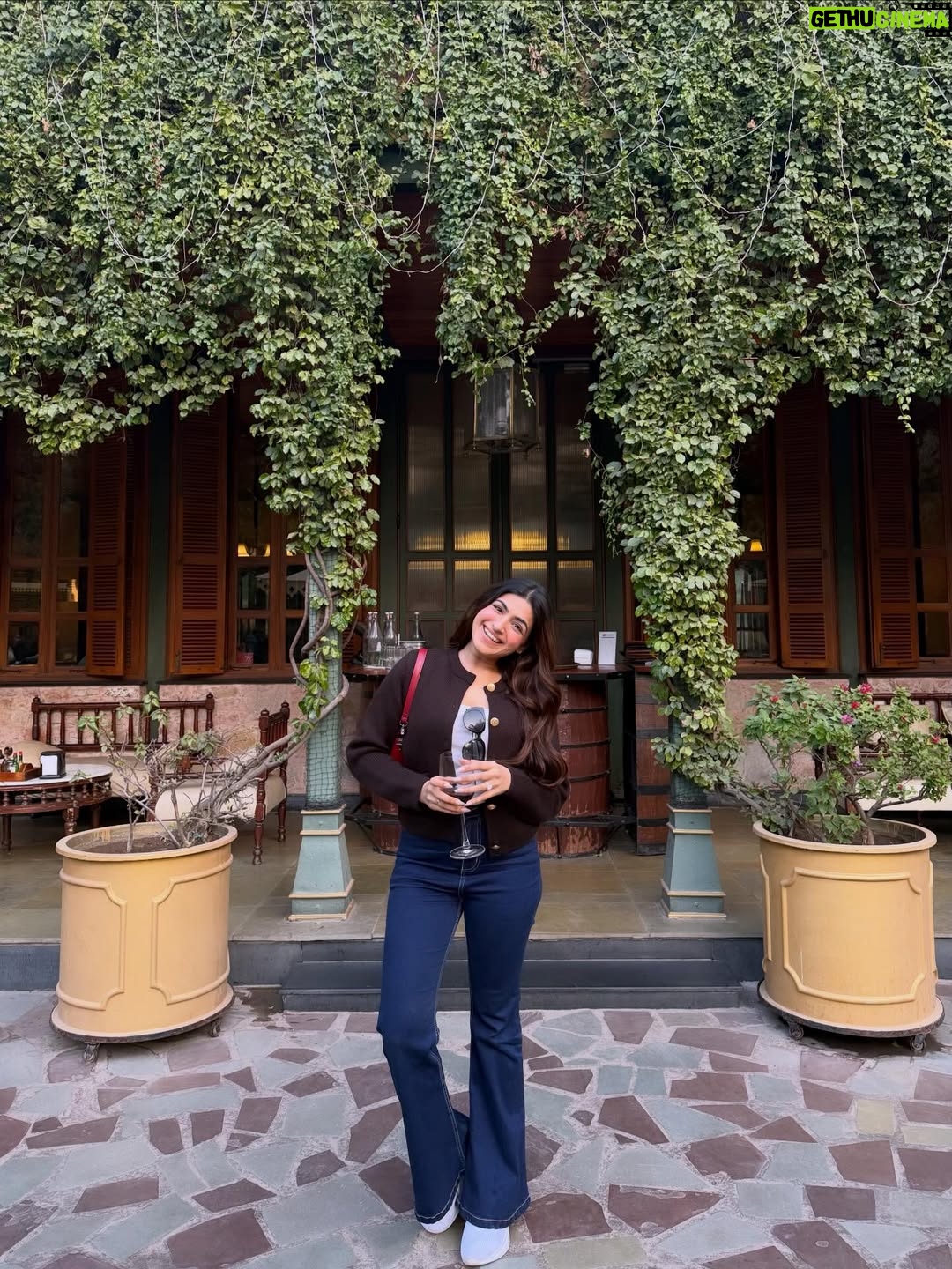 vedika Mehta - 3.7K Likes - Last day of the year: flew in, ate well, felt grateful. Jaipur🩷✨