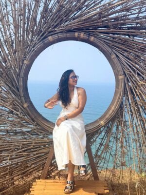 Aashika Padukone Instagram - A little closer to heaven 🤍
#wanderlust #travelgram #instafeed #sunandsea #oceanview
