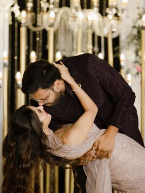 Adrija Addy Roy Instagram - This…Us…Forever @vignuesh1 ♥️🧿
 25•01•26 💍

#Engagement_of_AV #AdrijaRoy #VignueshIyer .