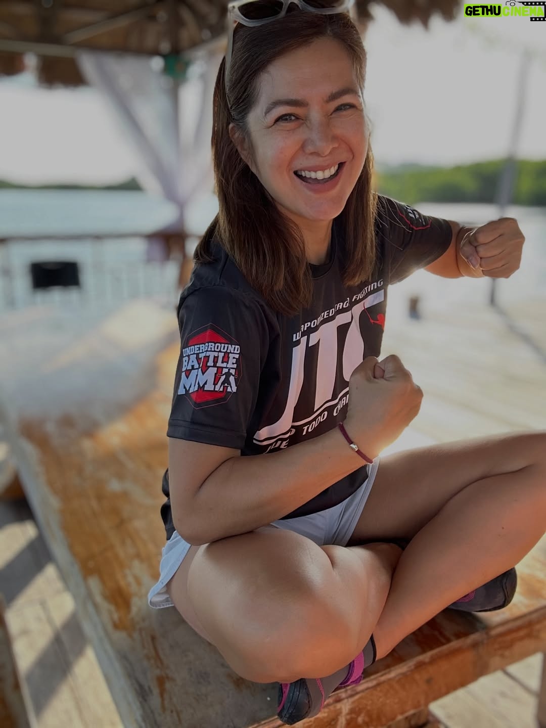Alice Dixson - 6K Likes - I love the Filipino spirit. 
And was so happy to learn of a new and upcoming all original sport na proudly Pinoy. 
Ever heard of #JuegoTodo ? 
Kauna-unahang Professional Filipino hybrid martial arts sport.
Wanna know more?
@juegotodophilippines 
Manood Tayo at suportahan ang sariling atin 🇵🇭
