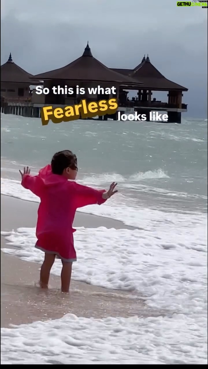 Alice Dixson - 1.9K Likes - I’ll never know what my little one said to the big ocean
Standing her ground, whispering to the sea.
