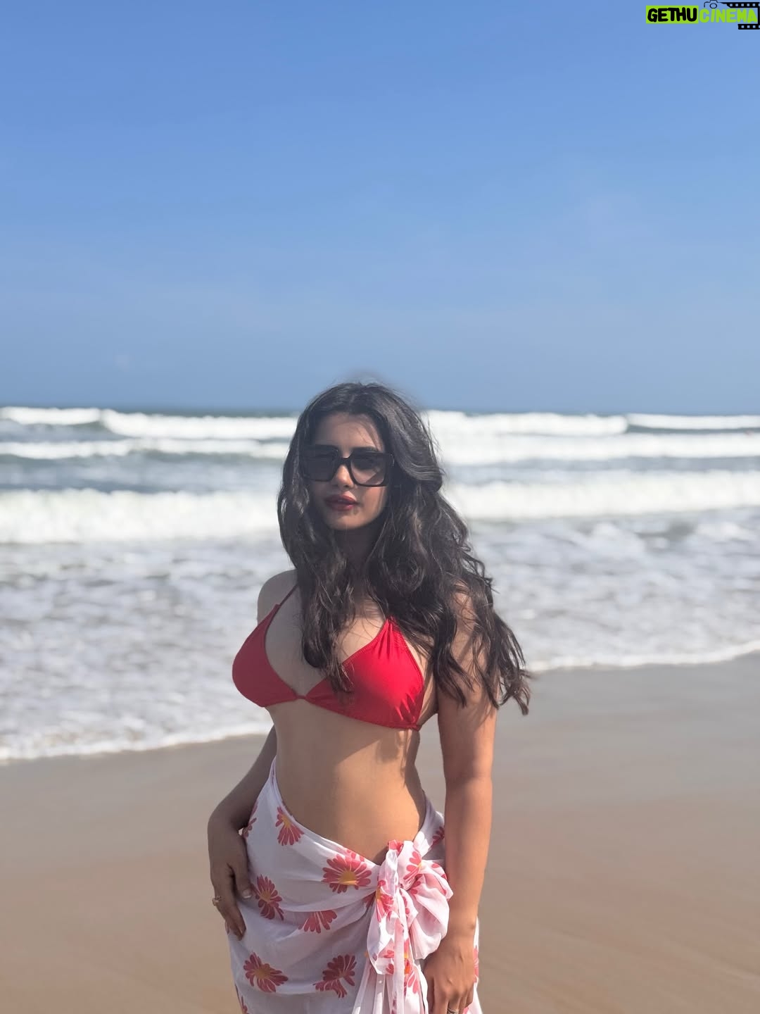 Angana Roy - 14.1K Likes - Sunscreen and good decisions 🌊🌅☀️❤️