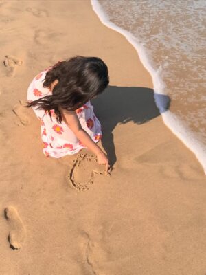 Angana Roy Instagram - Sunscreen and good decisions 🌊🌅☀️❤️