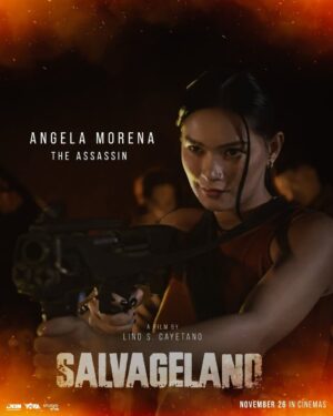 Angela Morena Instagram - Walang sasantuhin dahil sila ang naghahari-harian sa Salvageland!
Abangan ang first-ever Best Actress ng Cinesilip Film Festival, Angela Morena!

Kanino ang “SALVAGELAND”? This NOVEMBER 26 EXCLUSIVELY IN CINEMAS!
Directed by Lino S. Cayetano
#Salvageland