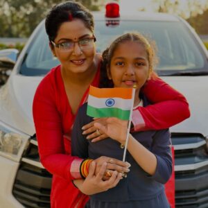 Anjana Singh Instagram - Saluting The Tricolour Today And Always .
#happyrepublicday🇮🇳 
🇮🇳 🇮🇳🇮🇳
🇮🇳🇮🇳
🇮🇳
Jai Hind Jai Bharat 🫡