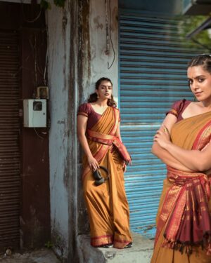 Ansha Mohan Instagram - Nari in Saree🥻

.
Saree @garggyboutique