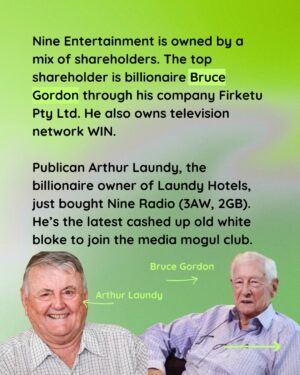 Antoinette Lattouf Instagram - Now there’s another old white billionaire bloke pulling the media strings. Pubs and pokies baron Arthur Laundy has snapped up 2GB and 3AW.

Allow us to ETTEsplain who owns what in Australian media, and how on earth this country became the second most concentrated media market in the world.