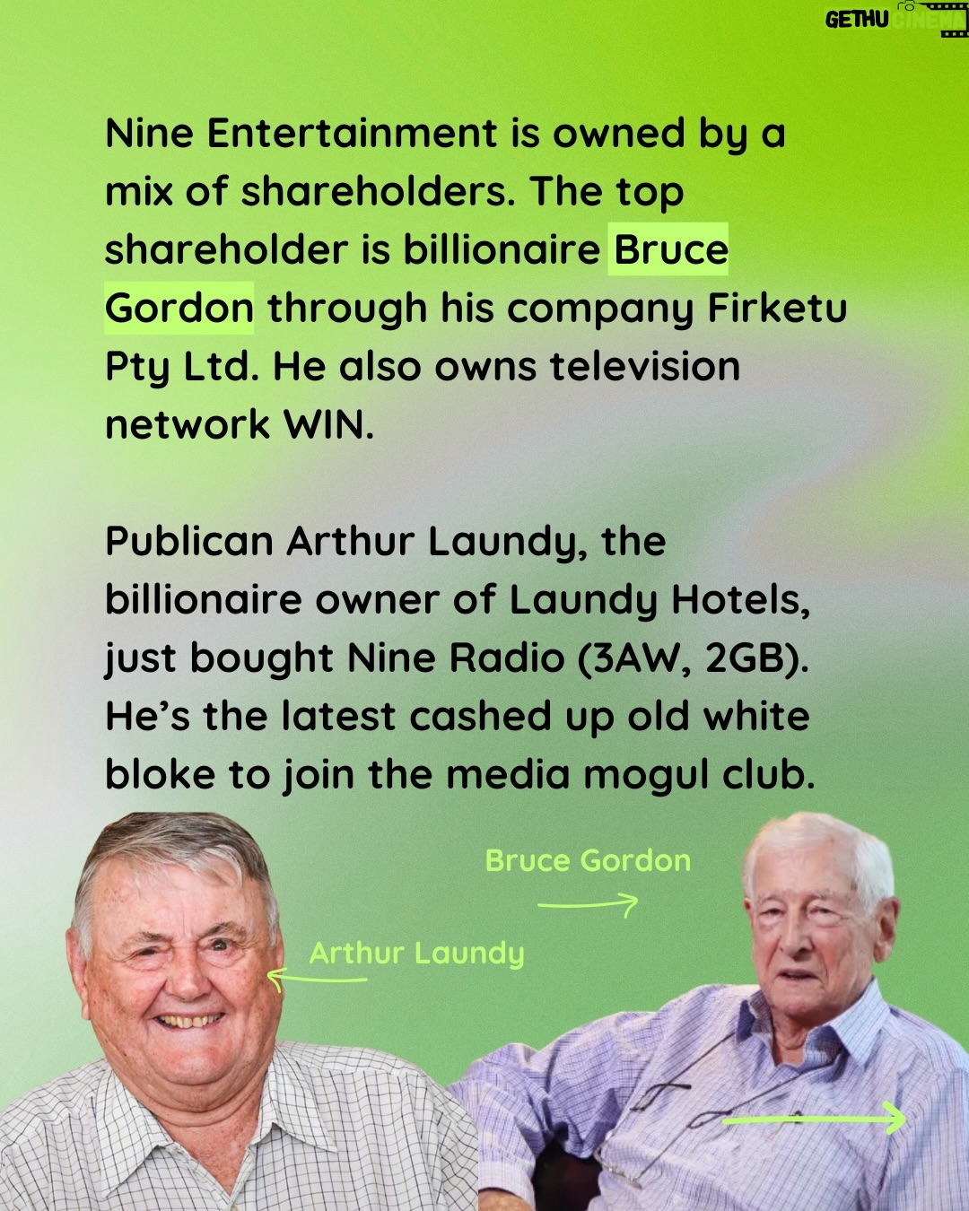 Antoinette Lattouf - 7.7K Likes - Now there’s another old white billionaire bloke pulling the media strings. Pubs and pokies baron Arthur Laundy has snapped up 2GB and 3AW.

Allow us to ETTEsplain who owns what in Australian media, and how on earth this country became the second most concentrated media market in the world.
