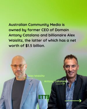 Antoinette Lattouf Instagram - Now there’s another old white billionaire bloke pulling the media strings. Pubs and pokies baron Arthur Laundy has snapped up 2GB and 3AW.

Allow us to ETTEsplain who owns what in Australian media, and how on earth this country became the second most concentrated media market in the world.