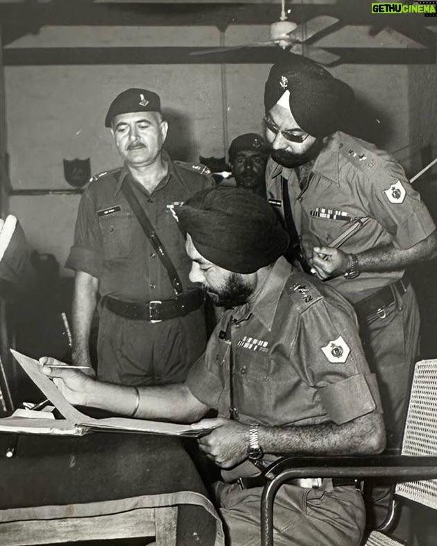 Anya Singh - 43.8K Likes - #Border2 released over the weekend and the love for the film has been overwhelming. 
I’m grateful to have had the privilege to be a part of this iconic franchise which pays tribute to our armed forces and their families whose courage, strength (both mental & physical) and selflessness remain unmatched.
The film holds immense emotional value for me as it is based on the 1971 war, one of the two wars my Nana, Lt. Col. Manjit Singh Paintal fought. My Nana, then Maj. MS Paintal of the 72 Armoured Regiment led the final counter-attack at Darh Crossing, across the Manawar Tawi in Chhamb, which broke the Pakistan offensive in the area.
Border 2 has given me the opportunity to show my gratitude to my Nana through my art for the unwavering support, love and humour he has always provided me with. And of course my Nani, his greatest strength.🧿✨

I’m so proud to be your granddaughter. To our armed forces, I thank you & salute you

Wishing everyone a very Happy Republic Day. Jai Hind! 🇮🇳

Slide 2 
At the frontline at Rajouri 

Slide 4 
Receiving the regimental flag for 2nd Lancers from president Dr. Radhakrishnan 

Slide 5
At the wreathe laying ceremony at his 72 armd regt ( December 2025 )

Slide 9 
His regiment giving him a surprise birthday