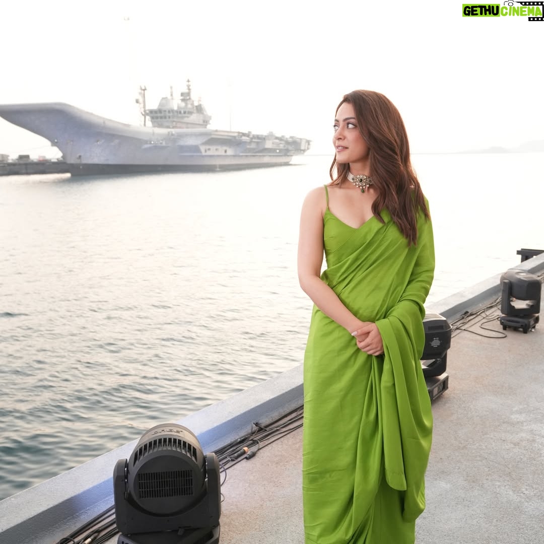 Anya Singh - 163.7K Likes - WHAT A DAY!
One that’ll always be close to my heart. To be in the midst of such brave hearts, legends & to be able to hear some of my absolute favourite singers live was such a privilege. 🧿✨
To be able to visit INS Vikrant was a once in a lifetime opportunity.
Border 2 album celebration 

Hair - @sandeepchaupal_hair 
Makeup- @niccky_rajaanie 
Saree - @ekayabanaras 
Jewellery - @tadaccessories @stilt_communications 

Stylist - @ruchikrishnastyles with @barnaaraha