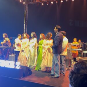 Anya Singh Instagram - WHAT A DAY!
One that’ll always be close to my heart. To be in the midst of such brave hearts, legends & to be able to hear some of my absolute favourite singers live was such a privilege. 🧿✨
To be able to visit INS Vikrant was a once in a lifetime opportunity.
Border 2 album celebration
Hair - @sandeepchaupal_hair
Makeup- @niccky_rajaanie
Saree - @ekayabanaras
Jewellery - @tadaccessories @stilt_communications
Stylist - @ruchikrishnastyles with @barnaaraha