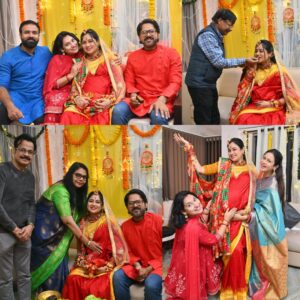 Archita Sahu Instagram - A beautiful tradition in our Odia culture during the journey of pregnancy ‘ସାଦଖିଆ’
Enjoyed every bit of it with my sweetest family and felt blessed ❤️ . 

Thought to share with my extended digital family because you all are an integral part of my life ❤️😍

Do u also celebrate in this way with your loved ones ?? What is it called in your area ?