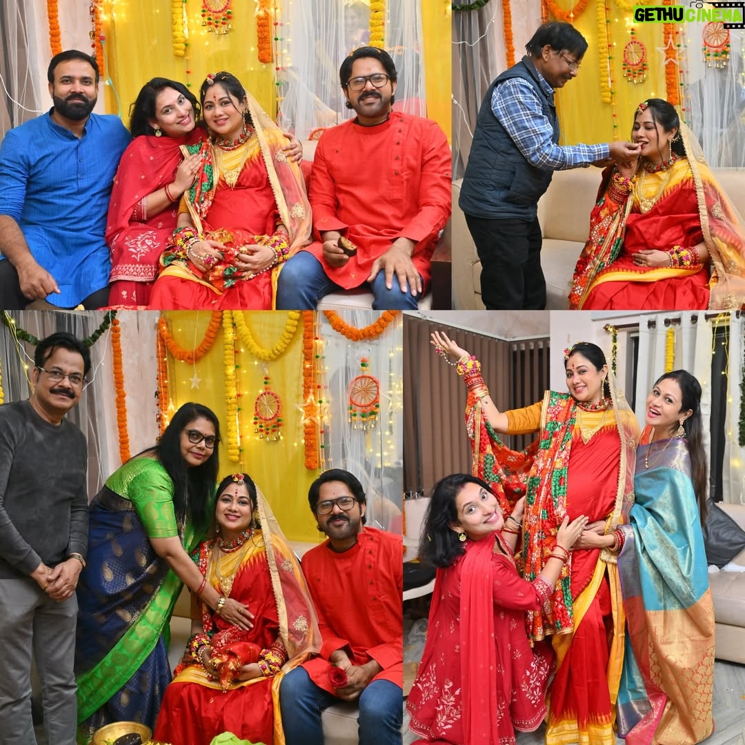 Archita Sahu - 145.8K Likes - A beautiful tradition in our Odia culture during the journey of pregnancy ‘ସାଦଖିଆ’
Enjoyed every bit of it with my sweetest family and felt blessed ❤️ . 

Thought to share with my extended digital family because you all are an integral part of my life ❤️😍

Do u also celebrate in this way with your loved ones ?? What is it called in your area ?