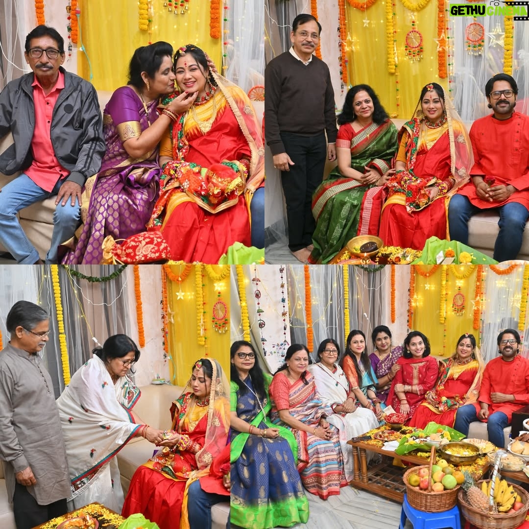 Archita Sahu - 145.8K Likes - A beautiful tradition in our Odia culture during the journey of pregnancy ‘ସାଦଖିଆ’
Enjoyed every bit of it with my sweetest family and felt blessed ❤️ . 

Thought to share with my extended digital family because you all are an integral part of my life ❤️😍

Do u also celebrate in this way with your loved ones ?? What is it called in your area ?