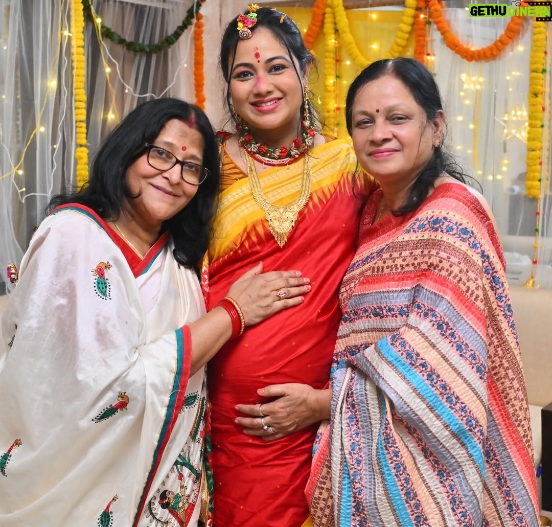 Archita Sahu - 145.8K Likes - A beautiful tradition in our Odia culture during the journey of pregnancy ‘ସାଦଖିଆ’
Enjoyed every bit of it with my sweetest family and felt blessed ❤️ . 

Thought to share with my extended digital family because you all are an integral part of my life ❤️😍

Do u also celebrate in this way with your loved ones ?? What is it called in your area ?