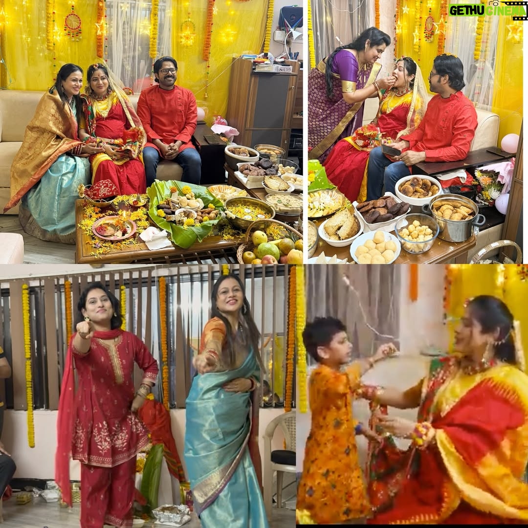 Archita Sahu - 145.8K Likes - A beautiful tradition in our Odia culture during the journey of pregnancy ‘ସାଦଖିଆ’
Enjoyed every bit of it with my sweetest family and felt blessed ❤️ . 

Thought to share with my extended digital family because you all are an integral part of my life ❤️😍

Do u also celebrate in this way with your loved ones ?? What is it called in your area ?