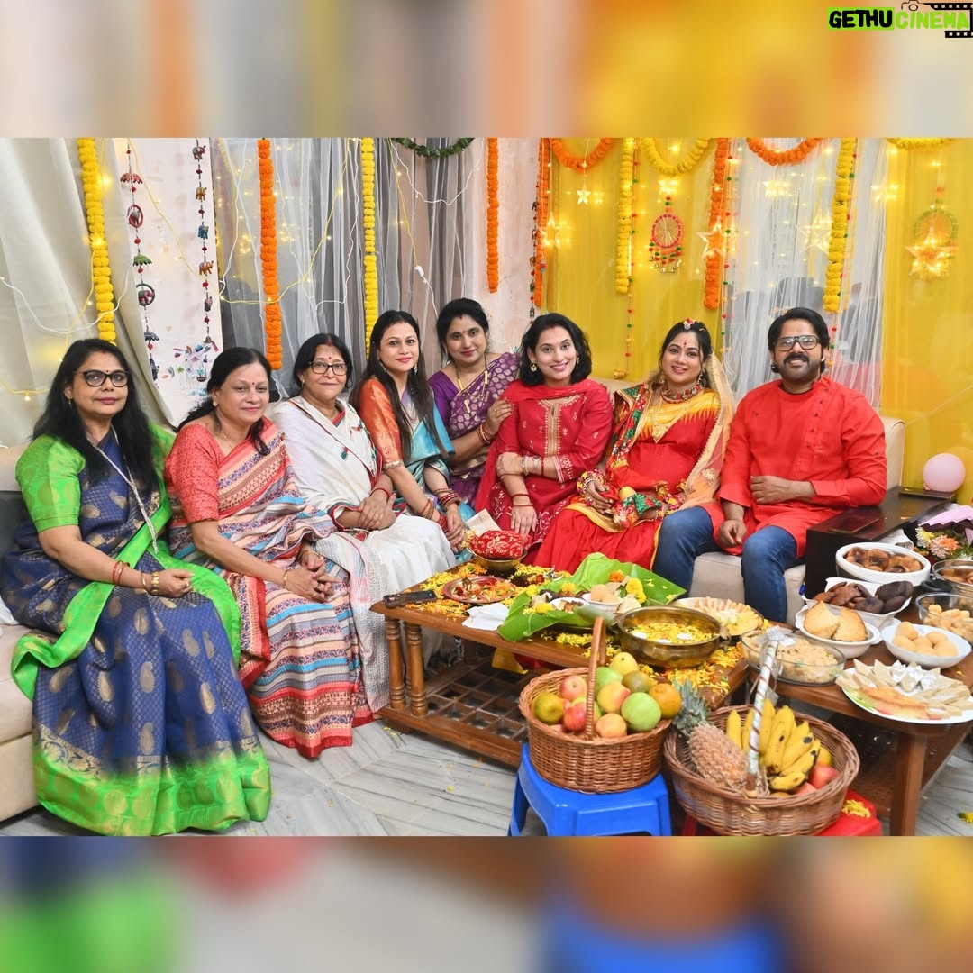 Archita Sahu - 145.8K Likes - A beautiful tradition in our Odia culture during the journey of pregnancy ‘ସାଦଖିଆ’
Enjoyed every bit of it with my sweetest family and felt blessed ❤️ . 

Thought to share with my extended digital family because you all are an integral part of my life ❤️😍

Do u also celebrate in this way with your loved ones ?? What is it called in your area ?