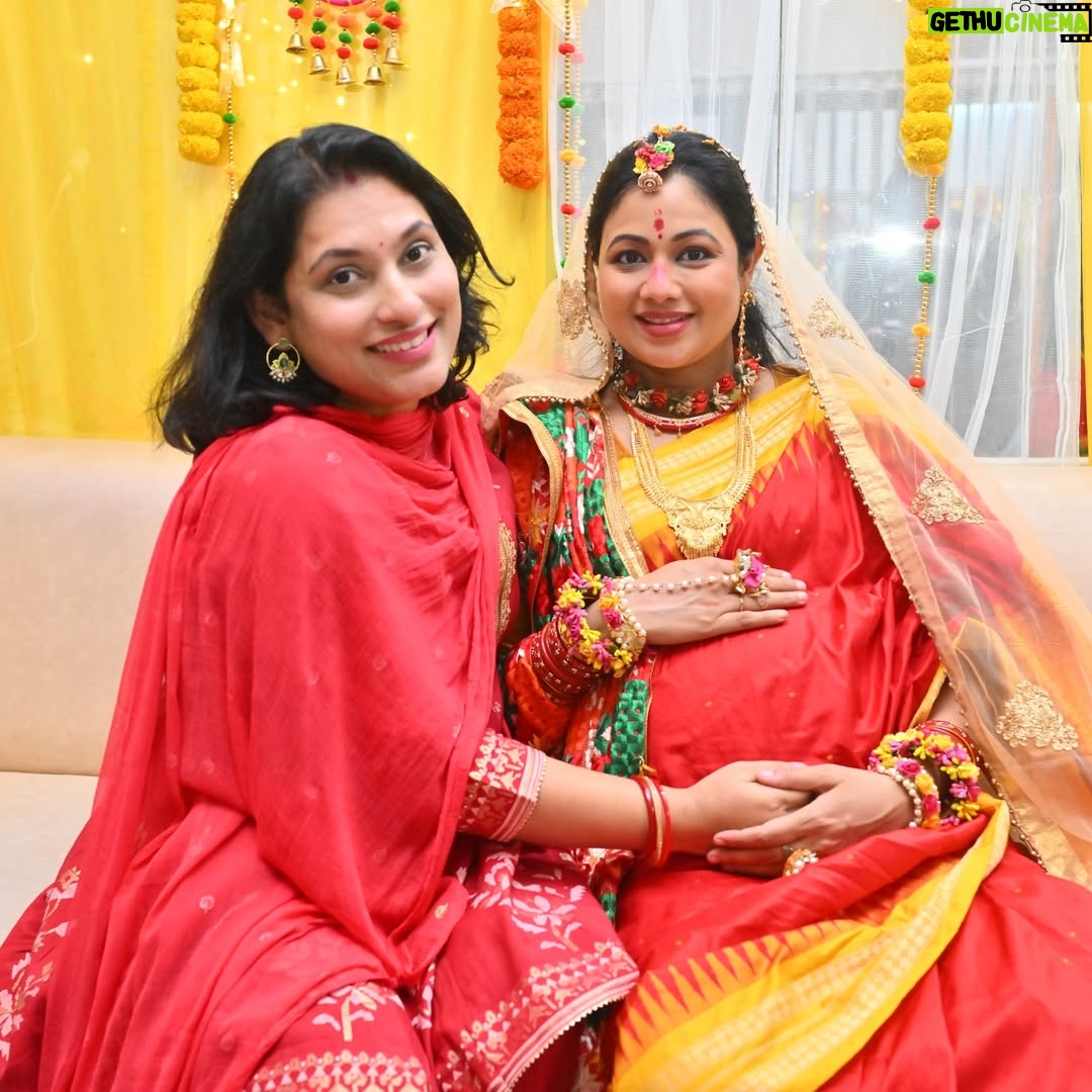 Archita Sahu - 145.8K Likes - A beautiful tradition in our Odia culture during the journey of pregnancy ‘ସାଦଖିଆ’
Enjoyed every bit of it with my sweetest family and felt blessed ❤️ . 

Thought to share with my extended digital family because you all are an integral part of my life ❤️😍

Do u also celebrate in this way with your loved ones ?? What is it called in your area ?