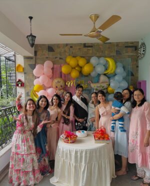 Archita Sahu Instagram - Glow, glam & a whole lot of love for our superstar mama-to-be 💖A new star joins the cast—welcome baby boy 🌟💙
#babyshower #sassyslayers