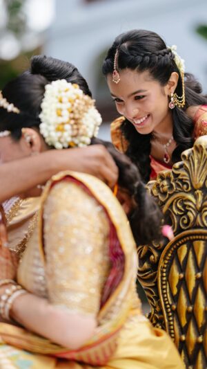 Arya Instagram - The day our daughter had manifested โค๏ธ
Captured by @skabhijithphotography
Saree @kanchivaram.in
Sibinโs Dhoti & shawl @kanchivaram.in
Sibin โs kurta @men_in_q_wedding
Jewelry @meralda.jewels
Styling @sabarinathk_
Draped by @draping_damini
MUA @shoshank_makeup ( for Arya & Khushi)
MUA for Sibin @chan_aneesh
Event by @vismaya_events
#happiness #aryabadai #sibin #aryasibin #wedding #married #bestfriend #family #love #laughter
