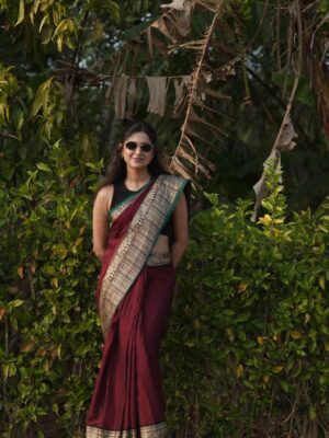 Ayesha Zeenath Instagram - @kaithari_studio ❤️🤟🏻

:
: PC @anandhu__kh 😘
:
#saree #style #traditional #swag #love