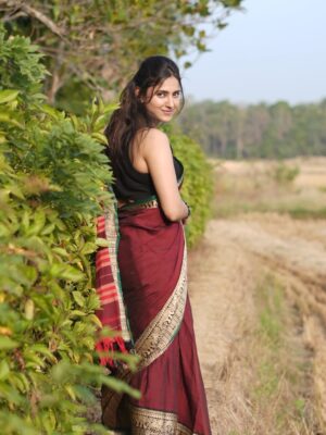 Ayesha Zeenath Instagram - @kaithari_studio ❤️🤟🏻

:
: PC @anandhu__kh 😘
:
#saree #style #traditional #swag #love
